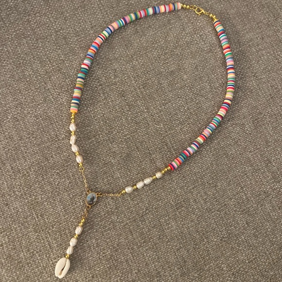 San Judas Rosary Gold Necklace Pearl Trendy Saint Jude - Picture 2 of 5